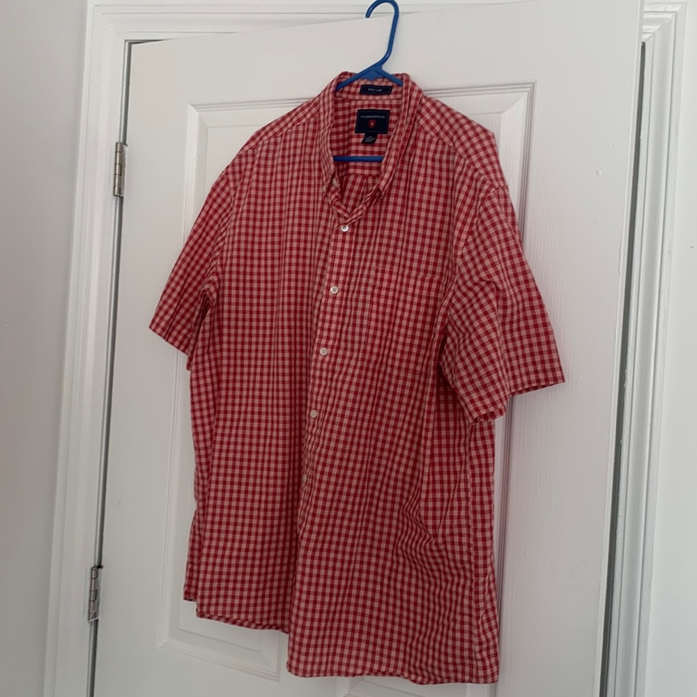 Red XXL Button Up Saddlebred Dressed Shirt